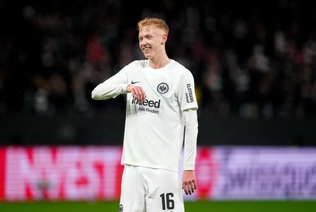 Hugo Larsson has been a standout player for Eintracht Frankfurt