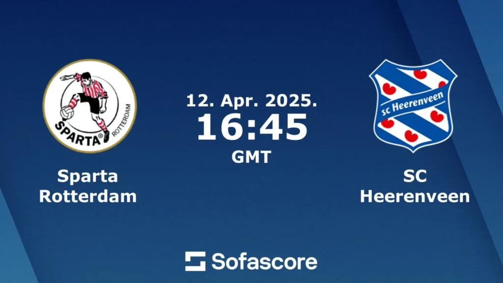 Sparta Rotterdam vs. Heerenveen