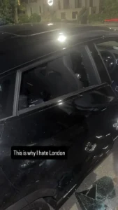 Ivan Toney fumed after his car was broken into by thieves