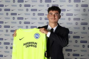 Rio Ferdinand's son Lorenz has signed his first professional contract with Brighton