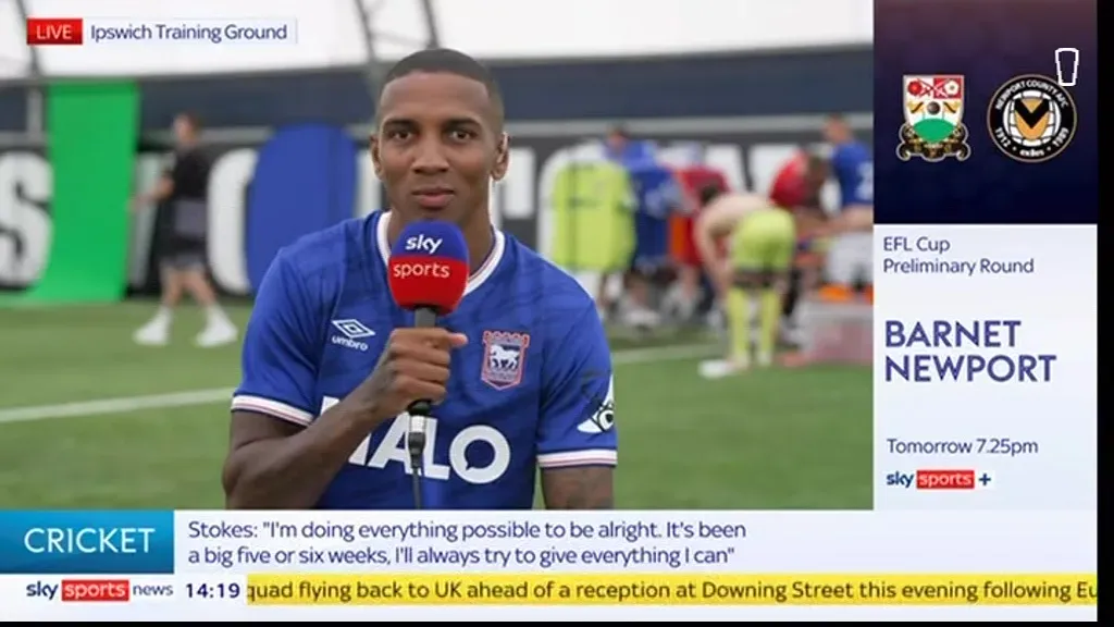 Sky Sports were forced to apologise for any offence caused by the gesture