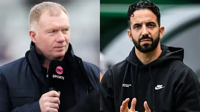 Paul Scholes sends Ruben Amorim