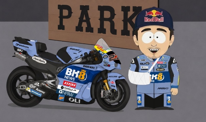 กวนสุดขั้วแต่แฝงสปิริต! Gresini ปล่อยภาพล้อเลียน South Park ลุยศึก MotoGP ฮังการี